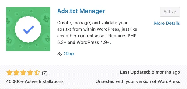 adstxt manager wordpress plugin