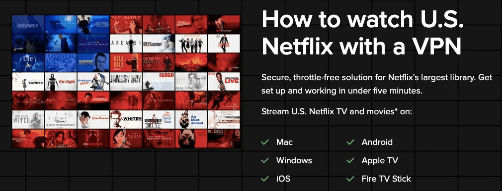 Watch US Netflix from UK