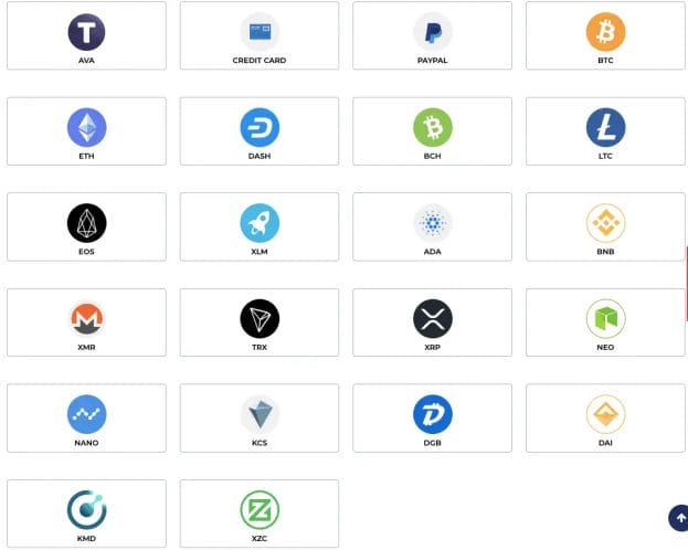 Travala.com supports over 20+ cryptocurrencies such as Bitcoin, Ethereum, Stellar, Nano & Dash