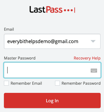 LastPass Login