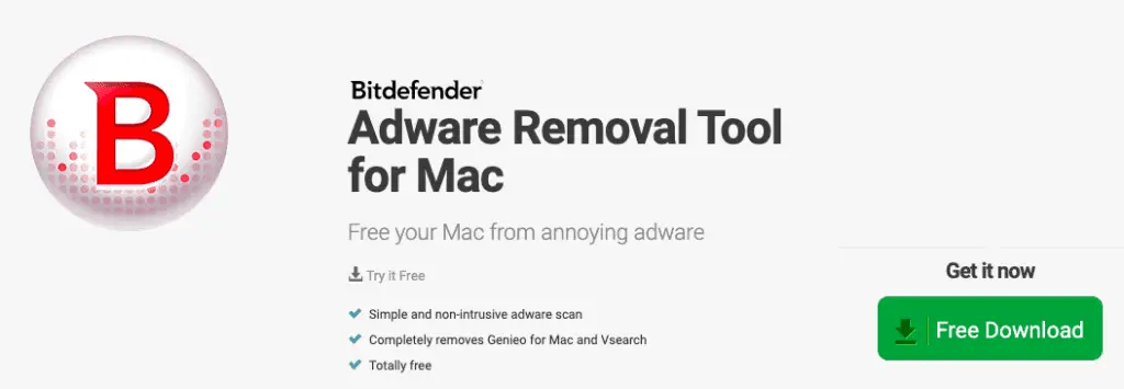 Bitdefender Adware Removal Tool