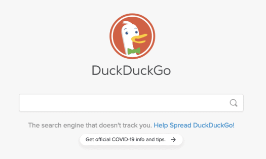 DuckDuckGo Anonymous Search Engine