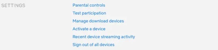 Netflix Tips - Sign out of all devices