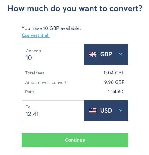 Cheap Currency Conversions with TransferWise