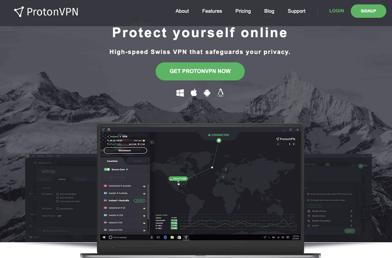 Proton VPN Free High-speed Swiss VPN