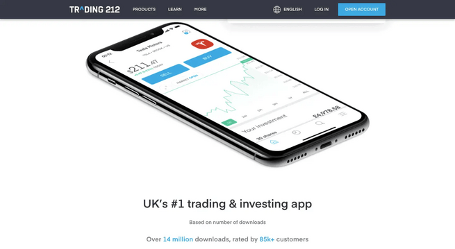 Trading 212 UK #1 Trading & Investing Mobile App