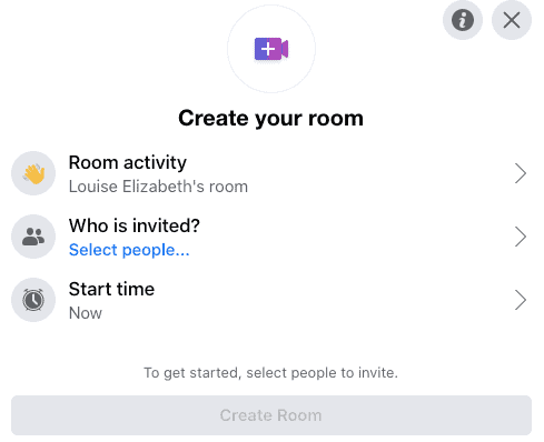 Create Messenger Room