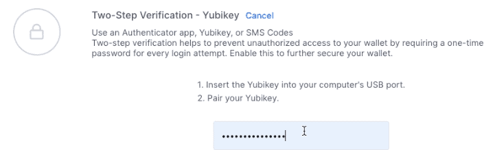 Connecting Blockchain with YubiKey