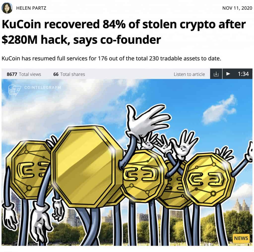 Kucoin Hack 2020