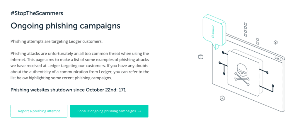 ledger phishing