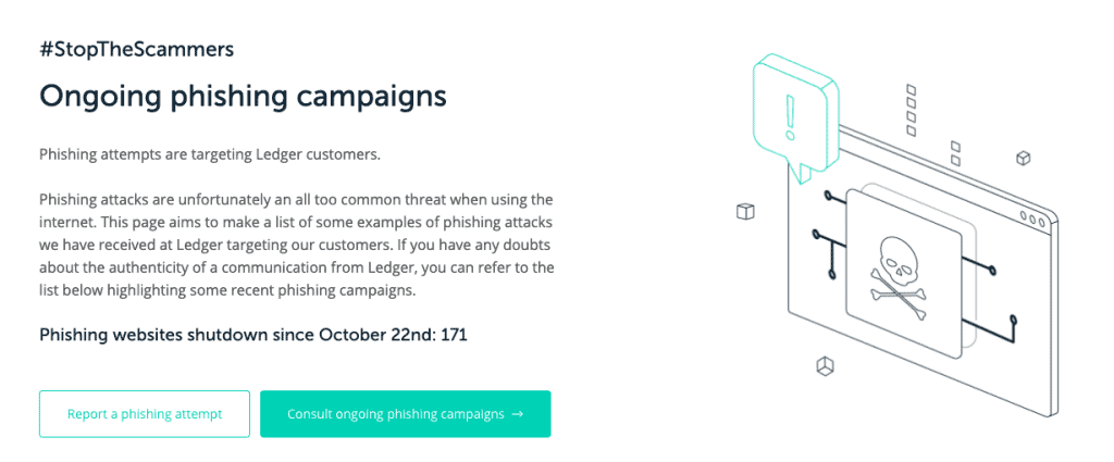 ledger phishing 
