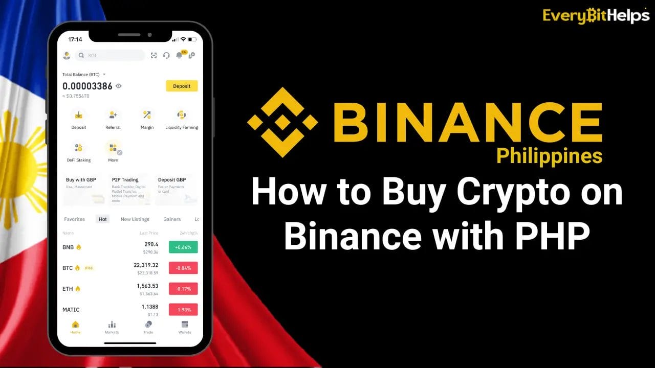 How to Buy Crypto on Binance with PHP in the Philippines