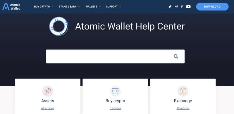 Atomic Wallet Customer Support and Help Center