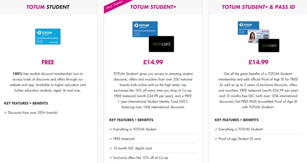 What is TOTUM Student Card