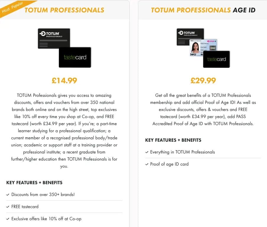 what is TOTUM PROFESSIONALS AGE ID