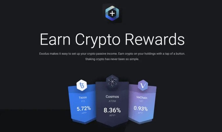 Exodus Crypto Rewards