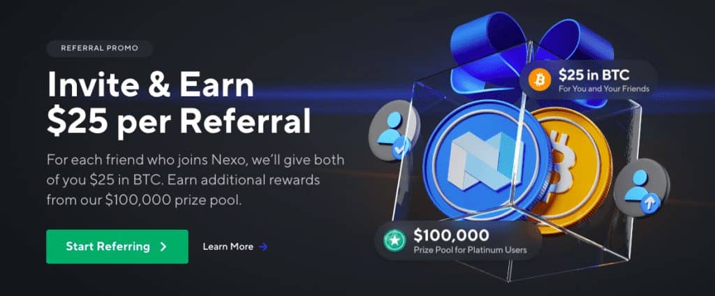 Nexo Referral Bonus