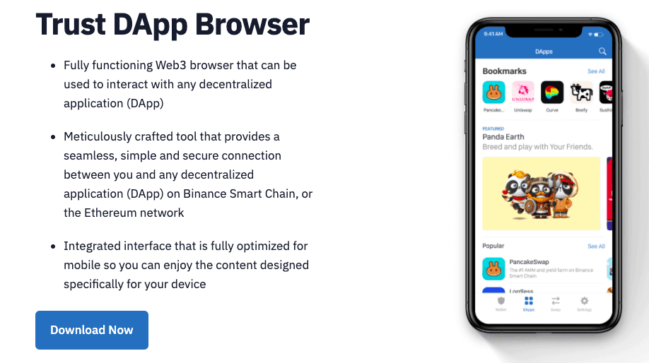 Trust Wallet DApps