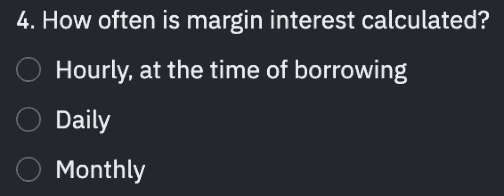 Binance Margin Quiz Answer 4