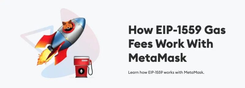 how does metamask EIP-1559 work?