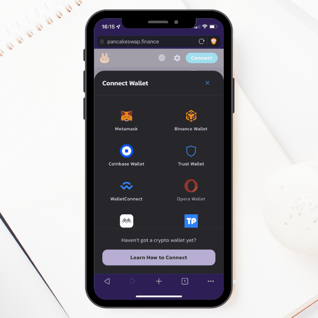 Pancakswap supported wallet