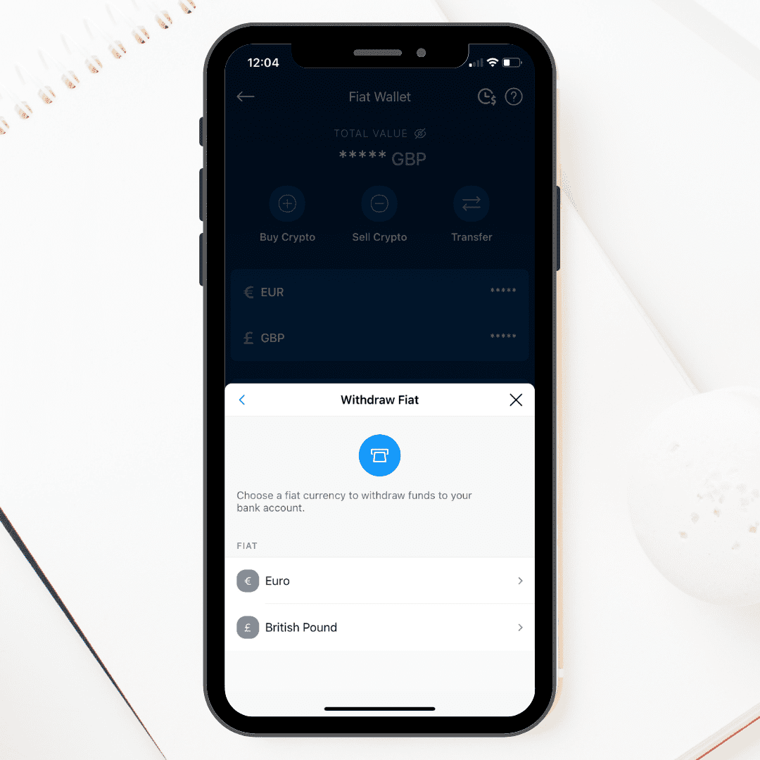 Withdrawing FIAT from Crypto.com