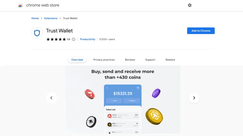 Trust Wallet Fake Chrome Extension