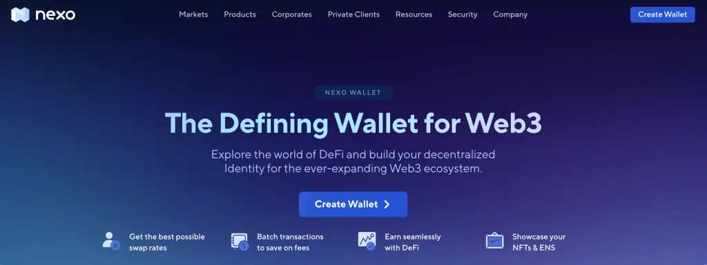 Nexo Web3 Wallet