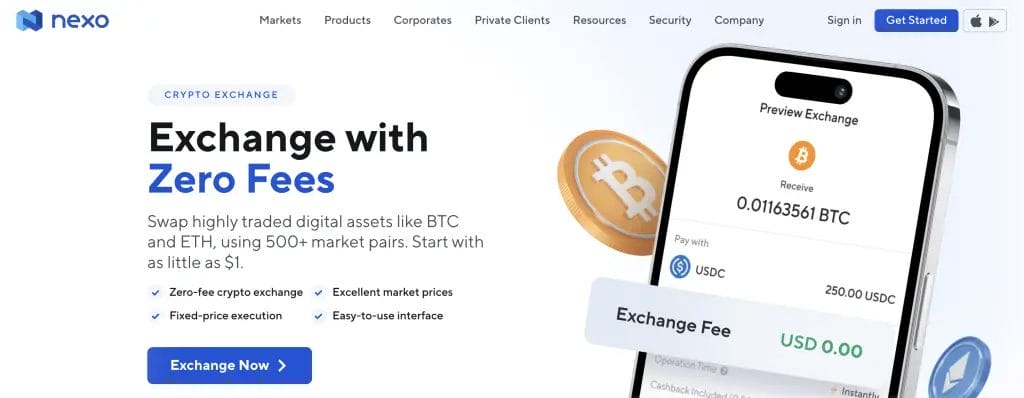 Nexo Exchange vs Nexo Pro