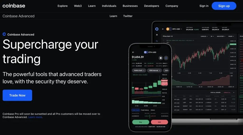 What is Coinbase Advanced