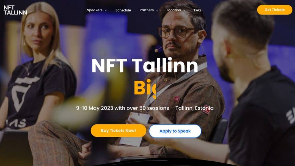 NFT Tallinn 2023 Crypto NFT event conference