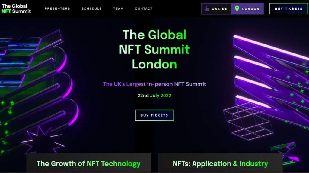 The Global NFT Summit 2023 Crypto NFT event conference