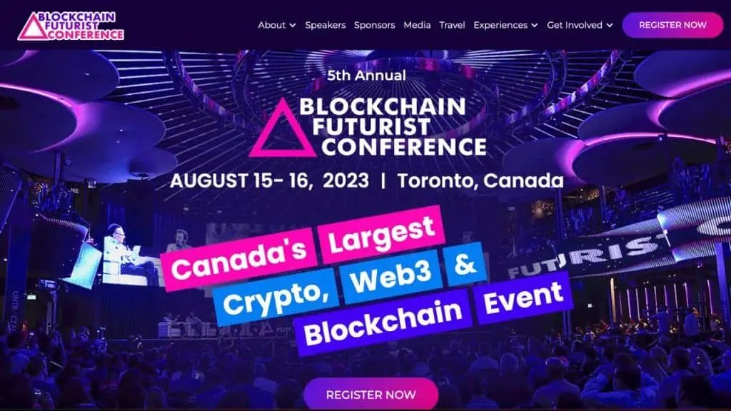 Blockchain Futurist Conference 2023 Crypto NFT event conference