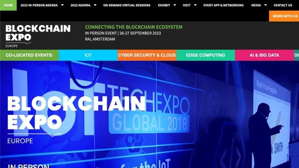 Blockchain Europe 2023 Crypto NFT event conference