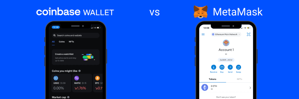 Coinbase Wallet vs Metamask Wallet