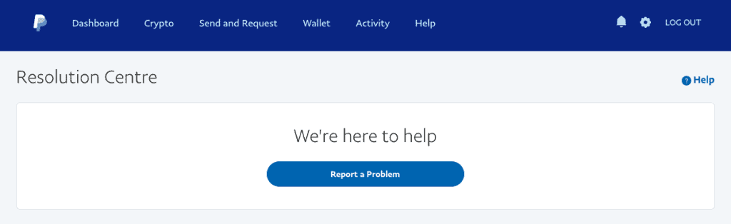 PayPal Submit a Claim