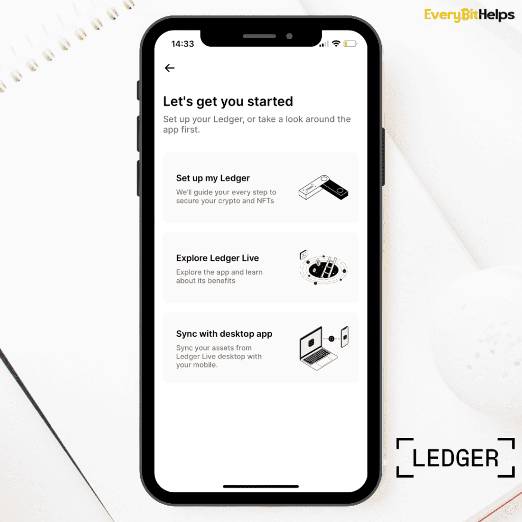 Ledger Live Mobile app setup