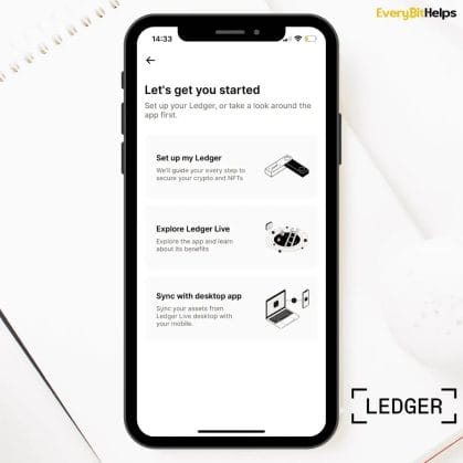 Ledger Live Mobile app setup