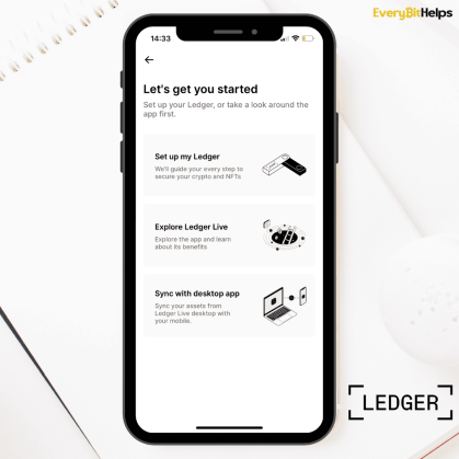 Ledger Live Mobile app setup