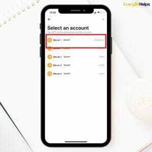 Bitcoin address Ledger Live App