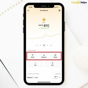 Locating your Bitcoin Wallet Address Ledger Mobile