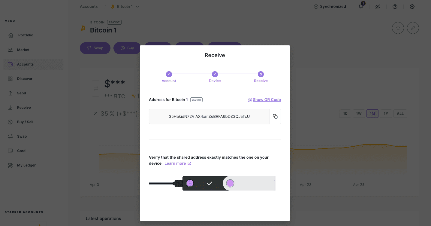 How to find your Ledger Deposit Address