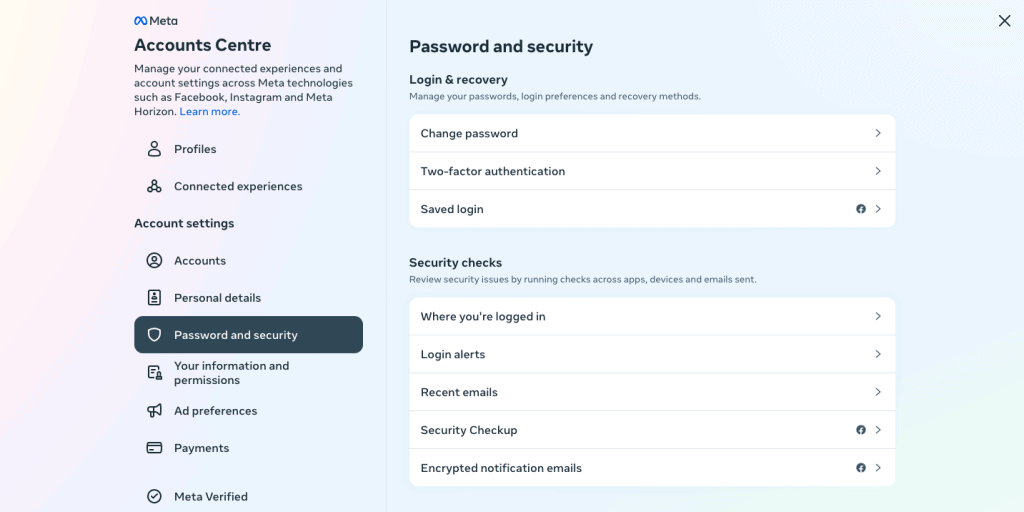 Adding Google Authenticator to Facebook