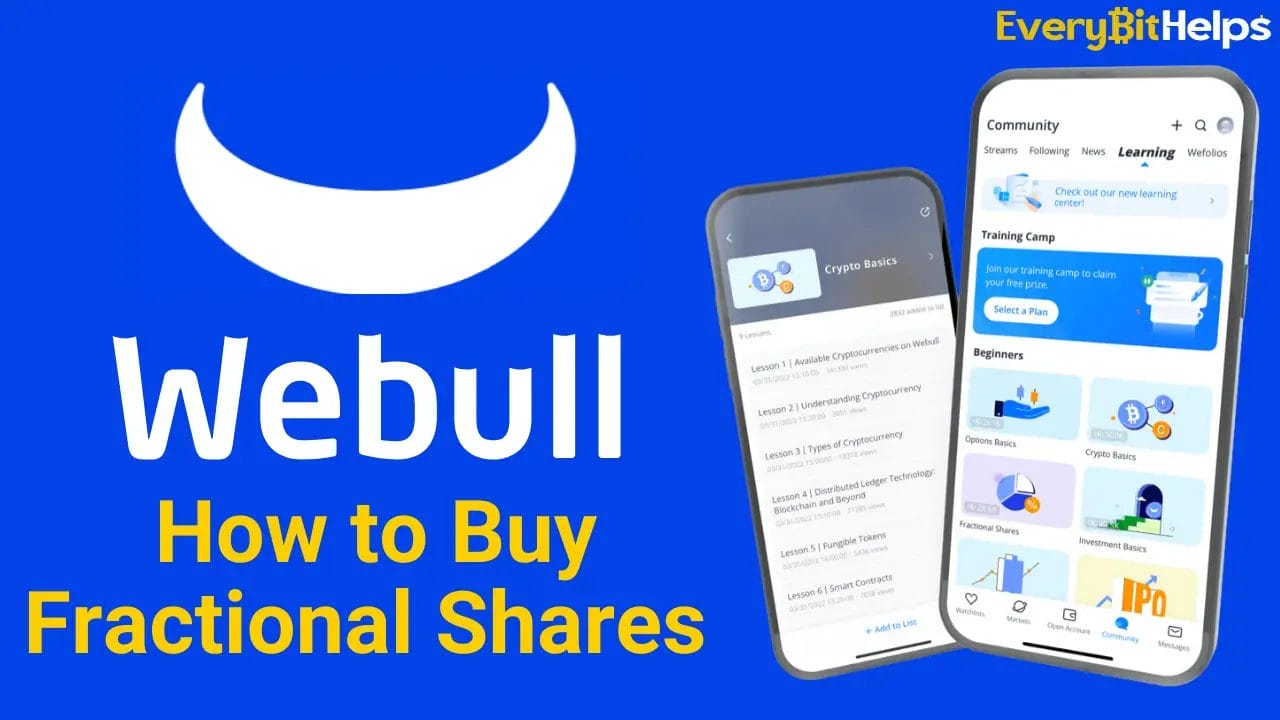 Beginer's Guide to buying Fractional Shares on Webull