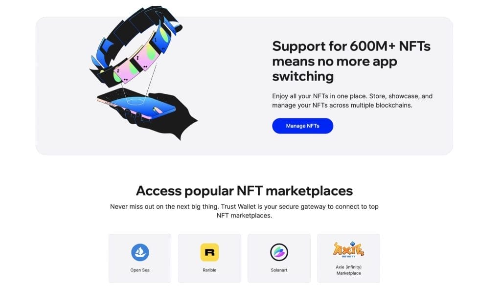 Trust Wallet NFT Support