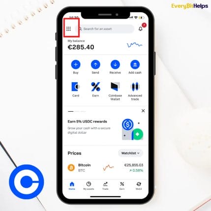 How to delete Coinbase on Mobile